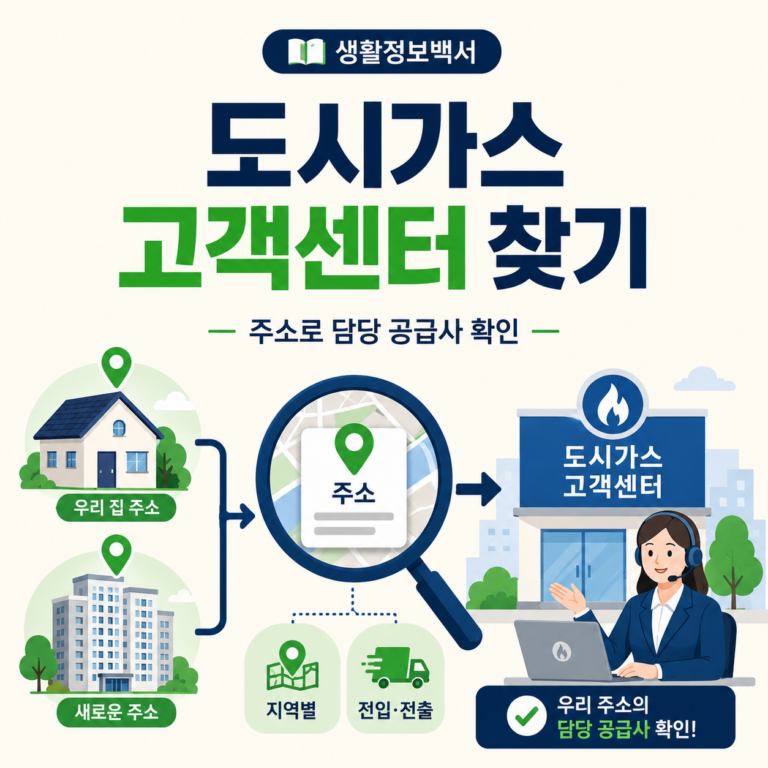 주소부터 확인하면 담당 공급사를 찾을 수 있다.